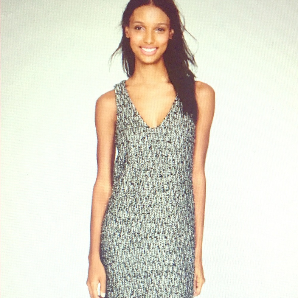 J. Crew Collection Starlight Tweed Dress